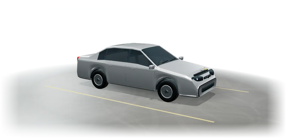 3D model of a Toyota Corolla