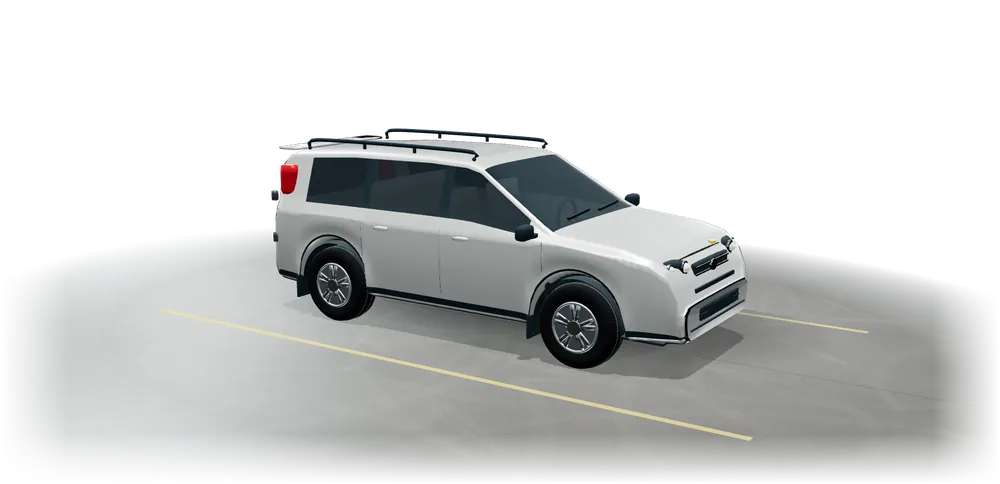 3D model of a Toyota RAV4