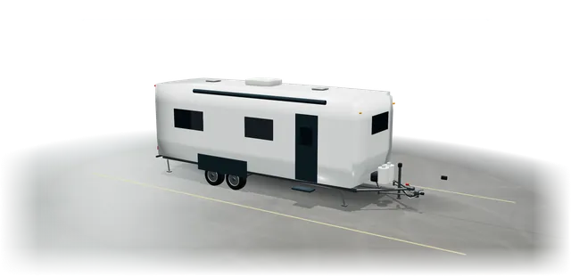 3D model of a Travel trailer